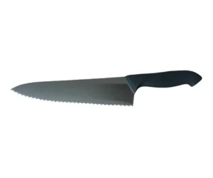 Large Serrated Bait Knife Black Handle