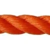 Orange PE Rope 3 Strand