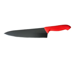 Large Serrated Bait Knife Red Handle