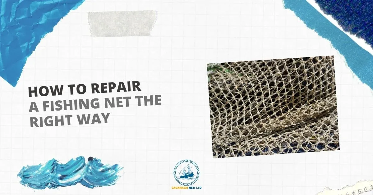 How To Make A Fishing Net - How to tie and repair a basic net for