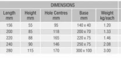 SSHBCSPECS Horn Bollard Cleat