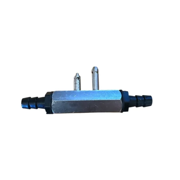 FLTMC43333 Fuel Line Tank Connector Double Barb for OMC, Johnson, and Evinrude Engines.